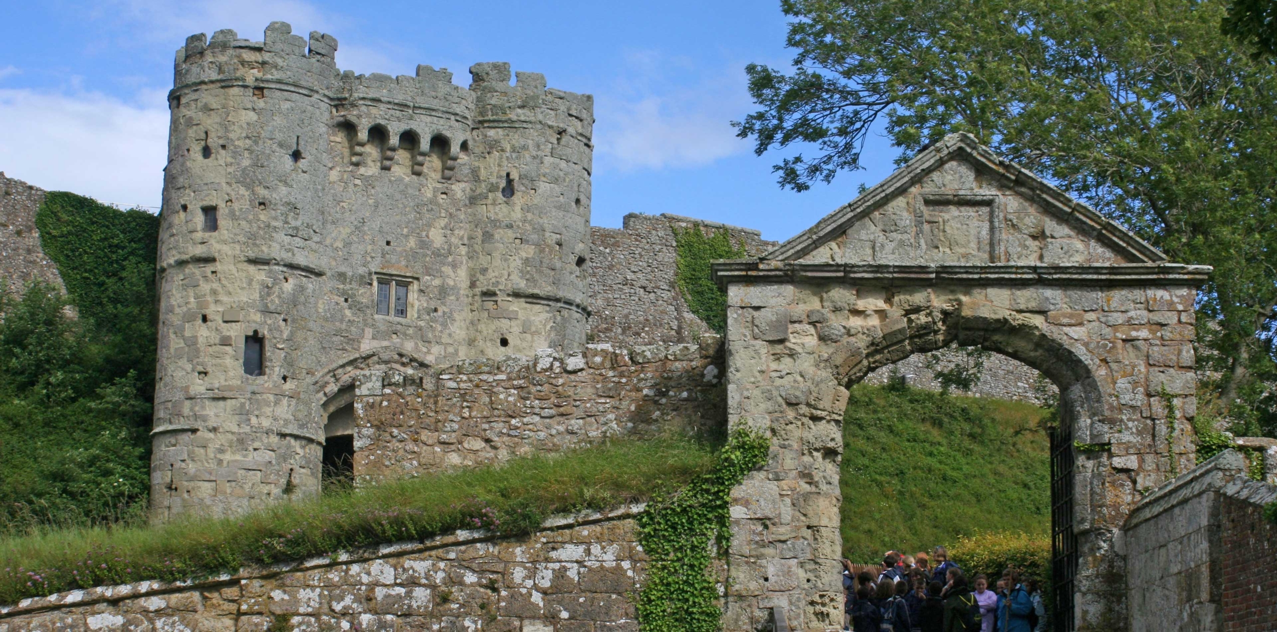Carisbrooke Castle auf der Isle of Wight - Partnerstadt Coburgs
