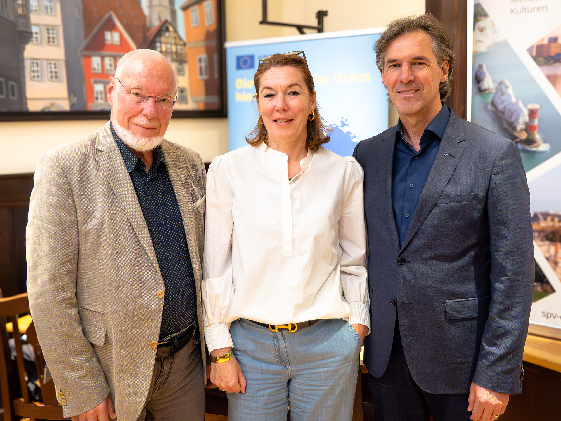 Prof. Dr. Rainer Kalwait, Iris Kroon-Lottes und Prof. Dr. Ulrich Brückner