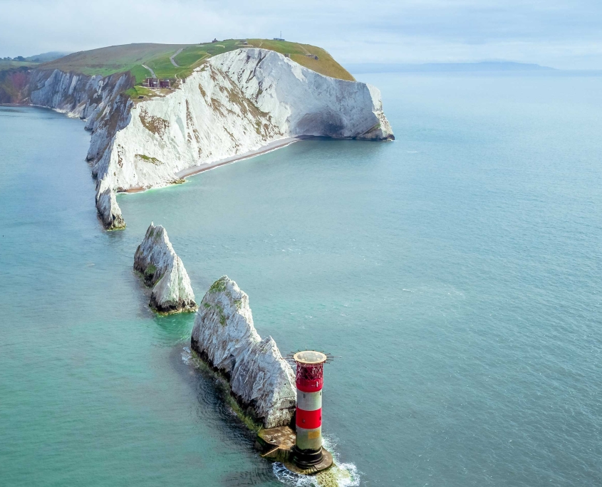 The Needles auf der Isle of Wight - Partnerstadt Coburgs