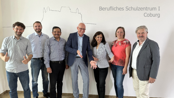Beim Besuch in der Berufsschule I am Plattenäcker