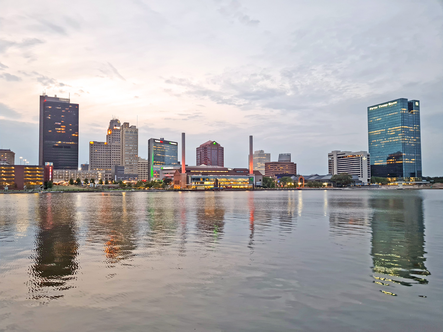 Die Skyline von Toledo (Ohio)